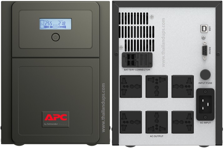 SMV3000AI-MS APC - APC Easy UPS Line-interactive SMV 3000VA 230V, Universal Outlet